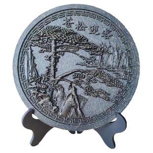 普洱茶叶苍松迎客茶叶茶雕工艺茶摆件居家工艺品礼品茶摆饰可定制