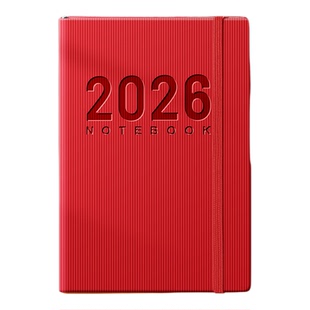 2026年日程本计划本365天一日一页日记本记事本时间管理商务笔记本子新款日历打卡效率手册工作日志手帐定制