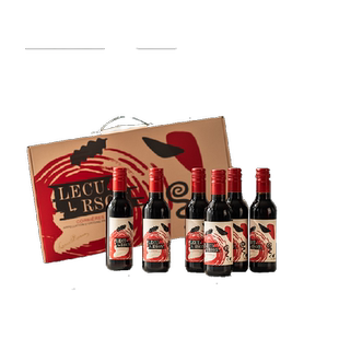 法国原酒进口干红葡萄酒热红酒整箱微醺晚安果酒过新年货送礼盒