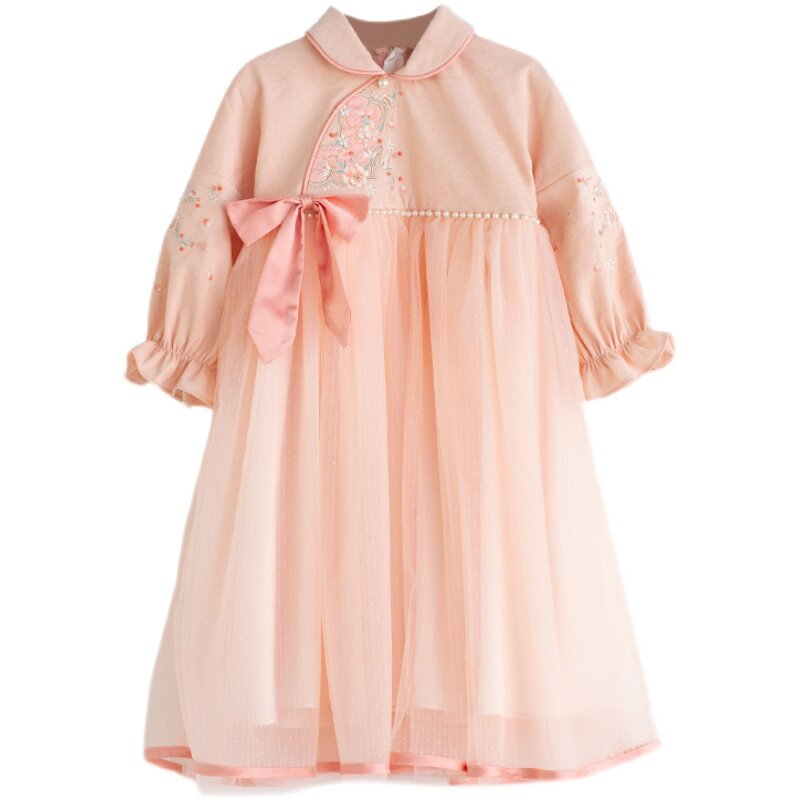 中国风女童襦裙古装贝优可汉服