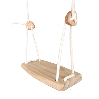 儿童家用挂床榉木秋千挂单杠秋千攀爬架配件松木实木板秋千