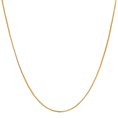 蛇骨链项链18K黄金色简约温柔风