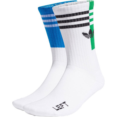 Adidas/阿迪达斯正品男女袜子三叶草时尚透气条纹运动袜H34783