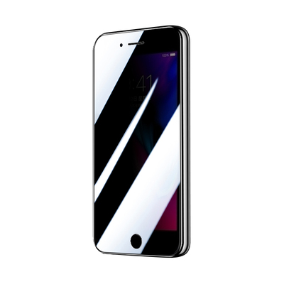 适用苹果8plus防窥钢化膜