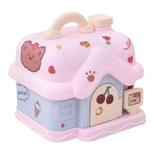 小房子存钱罐2026新款儿童高颜值只进不出密码锁储钱箱新年礼物