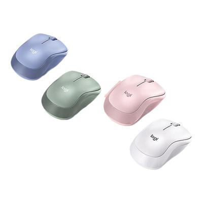 国行罗技M220静音无线光电鼠标笔记本台式电脑办公家用m221粉色