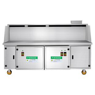 烧烤车水电复合高端平吸款无烟烧烤车商用摆摊移动无烟净化烧烤车