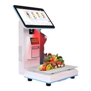 酷睿i5奥家A5000触屏收银机一体机称重收款机电子收银称秤零食卤味熟食生鲜蔬果超市ai智能自动识别零食店