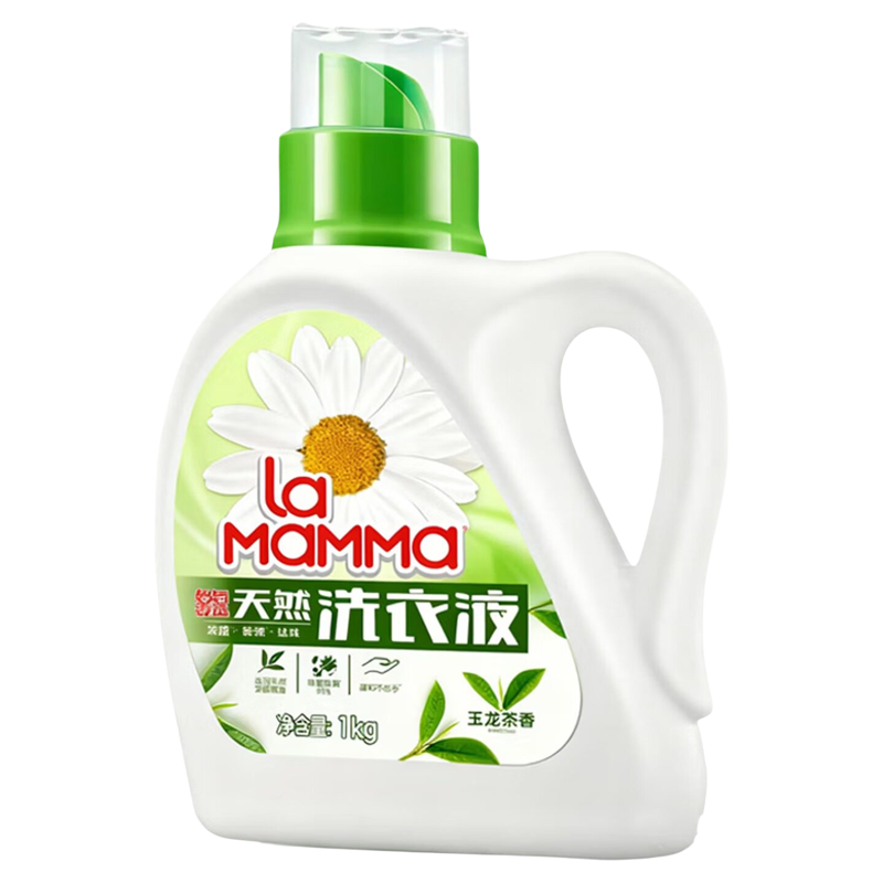 妈妈壹选玉龙茶香除菌除螨洗衣液