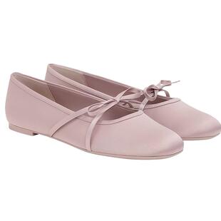 CHARLES&KEITH26秋新款CK1-71720109缎面蝴蝶结芭蕾平底玛丽珍鞋