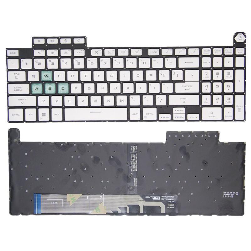 适用华硕天选4 FA507 FX607 FX507 FX707 FX517 TUF517Z键盘FX607