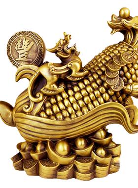 开业金蟾摆件纯铜开业招财工艺品