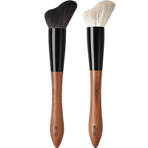 琴制化妆刷朱颜系列210修容刷侧脸坡面侧影刷面部阴影刷动物毛