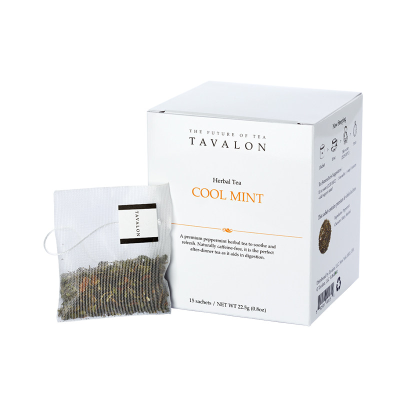 韩国TAVALON原装进口冰薄荷茶新鲜干薄荷叶花草茶薄荷脑15茶包
