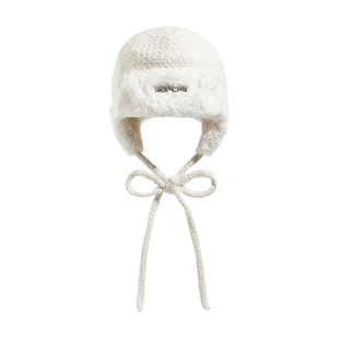 兰诺毛绒雷锋帽女款2025冬季新款显脸小东北防寒装备时尚洋气帽子