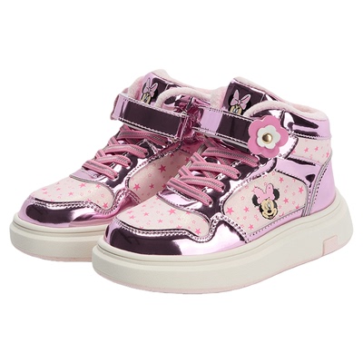 迪士尼女童加绒加厚保暖运动板鞋