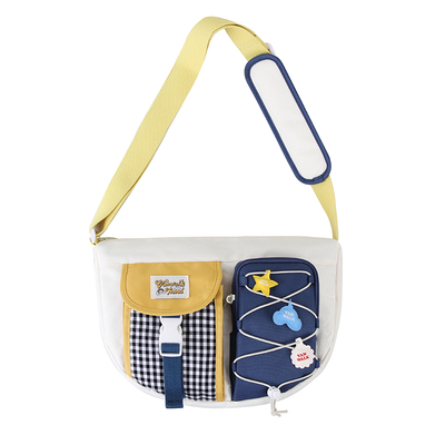 VANWALK心情系列 美式少女通勤单肩包新款小众休闲百搭ins斜挎包