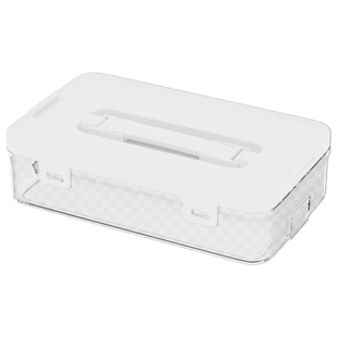 马克笔收纳盒桌面手提彩铅蜡笔画笔盒子透明塑料绘画用品工具箱子