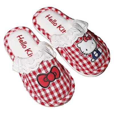 果壳本命年拖鞋女冬季HelloKitty联名2026新款棉拖鞋红品新年礼物