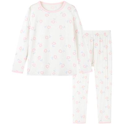 英氏女童睡衣儿童内衣套装春秋季