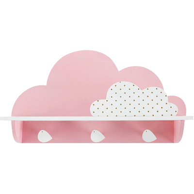 云朵挂钩置物架，墙面要创意实用