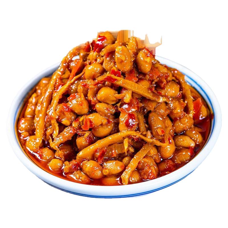 江西赣湖南特产姜丝腊八豆下饭菜