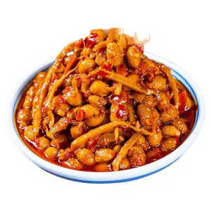 江西赣湖南特产姜丝腊八豆下饭菜