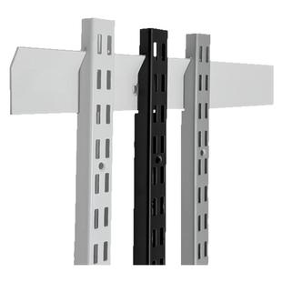 开放式金属衣柜加厚承重横轨竖轨横梁横杆配件五金服装AA柱展示架