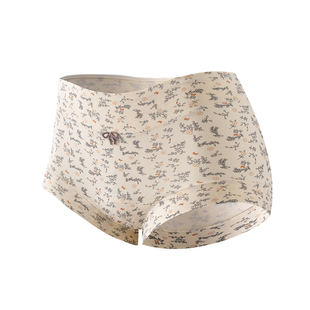 顶瓜瓜内裤女士纯棉抑菌加长裆2025新款包臀碎花全棉女生三角短裤