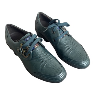 38-40码春秋真皮男鞋低帮鞋头层牛皮日常休闲系带透气中年男单鞋