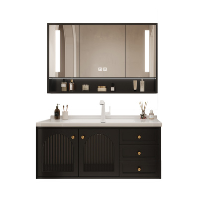 法式实木烤漆浴室柜+小红书推荐