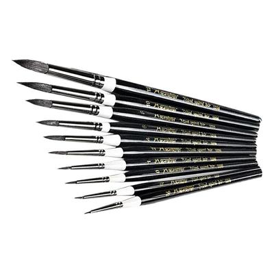 马蒂尼松鼠毛黑天鹅水彩笔套装