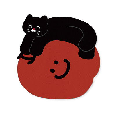 异形皮革鼠标垫女护手腕便携电脑