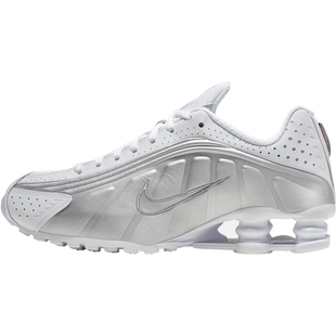 NIKE耐克女子SHOX R4气柱科技运动休闲训练缓震跑步鞋AR3565-101