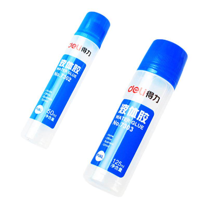 12支得力胶水液体大瓶办公用diy