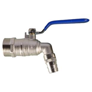 4/6分1寸黄铜耐高温热水龙头锅炉快开放水阀水咀开关户外防冻加厚