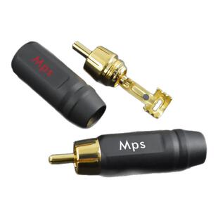 MPS线原装Fuse镀金发烧音响CD功放解码DAC莲花RCA插头diy焊接头