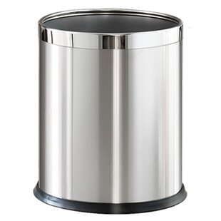 304不锈钢垃圾桶家用2026新款厨房圆筒形商用公共场合厕所卫生桶