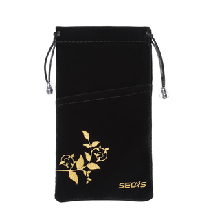 色格手机袋子移动电源保护套绒布充电宝器数据线收纳袋便携数码包