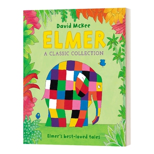 花格子艾玛大象经典合集 英文原版 Elmer A Classic Collection 精装 吴敏兰推荐 儿童英语阅读故事图画书 英文版 进口英语书籍
