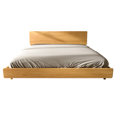 白橡木全实木床非晚日式双人床