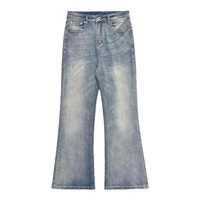 ROUTE66美式潮流做旧水洗牛仔裤