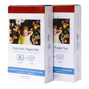 适用佳能CP1500 1300 1200热升华相纸墨盒3寸5寸6寸佳能热升华相纸 kl kp108拍立得相纸专用