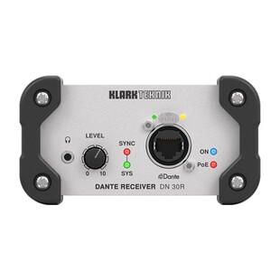 Klark Teknik DN 30R 2通道数字音频接收器音箱调音台网络收发器