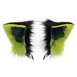 罗小黑cos毛绒猫耳发箍cosplay明日方舟联动罗小黑耳朵漫展道具