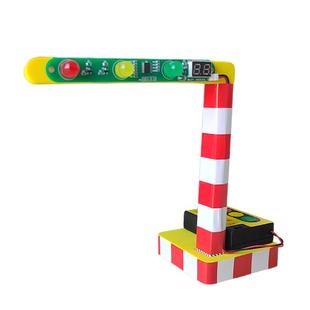 大号智能红绿灯玩具数显倒计时读秒儿童科技小制作交通信号灯模型