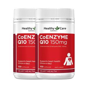 HealthyCare辅酶Q10胶囊100粒*2中老年优惠