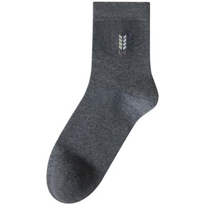 浪莎男士袜子纯棉透气防臭中厚款