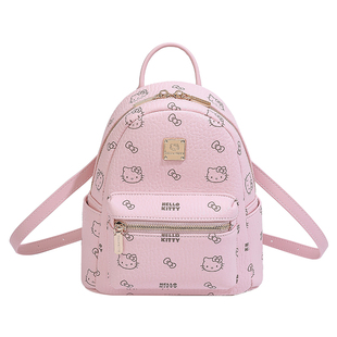 HelloKitty凯蒂猫双肩包老花满印包包女迷你背包时尚欧若风小书包