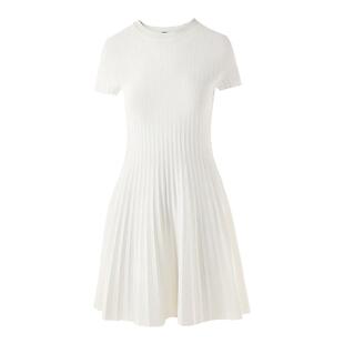 朗姿欧洲EiLEEN ELITEE2025年秋新款收腰A字修身气质针织连衣裙